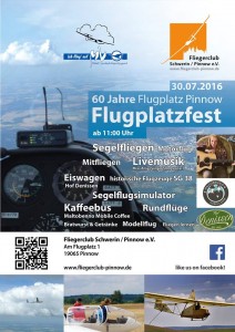 Plakat zum Flugplatzfest
